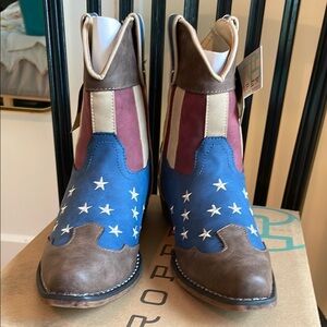 Patriotic Star Cowboy Boots